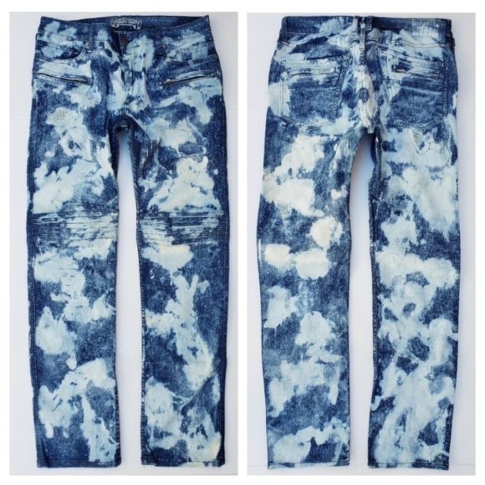 NEW ROBIN'S JEAN Motard Slim Straight Jeans